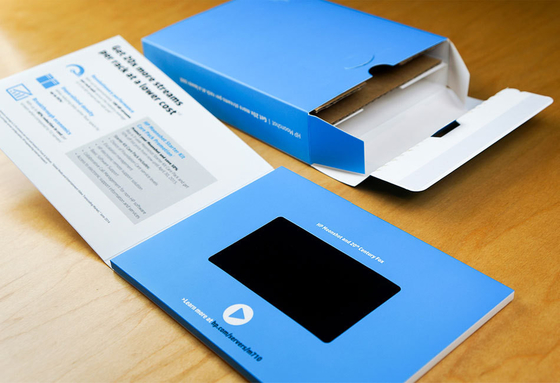 Good price Interactive Custom Video Box For Wedding With TFT Screen USB Rechargeable online
