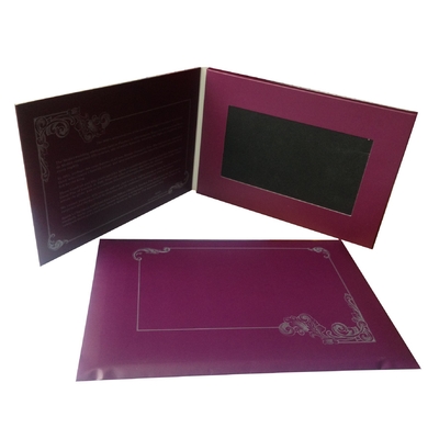 Good price A5 Size Custom Video Box Invitation With Envelope ROHS Certificated online