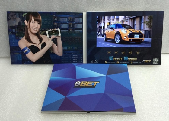 良い価格 2017年 7インチ LCDスクリーンデジタルビデオブローシャー 企業イベント/ゲームのためのビデオ広告ブローシャー オンライン