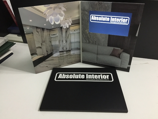 Good price Branded lcd 7inch tft screen video brochure/book digital brochure with video screen for construction/real estate event online