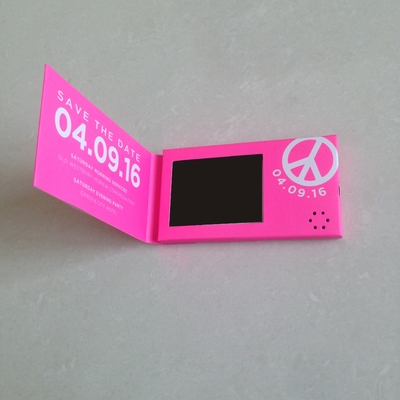 Good price Advertising Lcd Video Brochure Business Card With 128MB Memory online