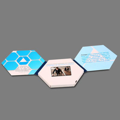 Good price 2016 new products digital name tag video greeting card with high quality  PVC024 online