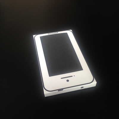 Good price iPhone style Video Advertising Card 4.3 inches lcd screen POP digital display POP player online