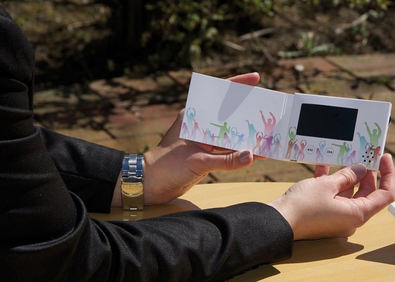 Good price Audio Visual Video Business Card For Gifts 2.4 Inch 2GB Memory online