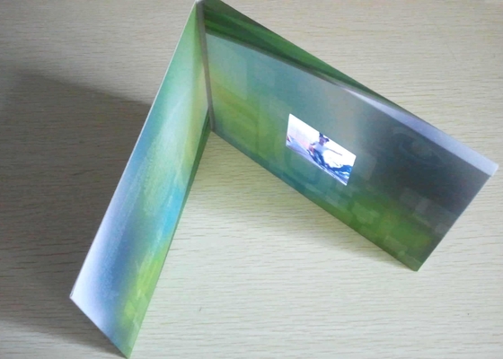 Good price Advertising invitation paper video crafts 2.4inch video greeting brochure cards online