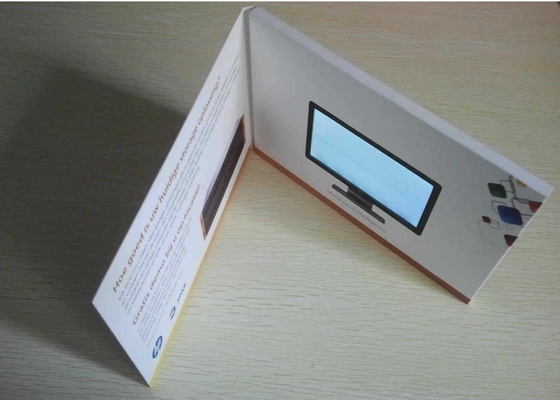 Good price High quality 4.3 inch wedding invitation card printing video book video brochure with 500mAh built-in battery online