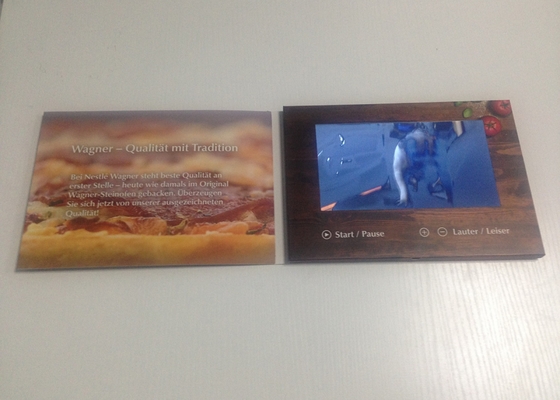Good price New technology hot sale custom 4C printing lcd video brochure 7 inch video in brochure card online