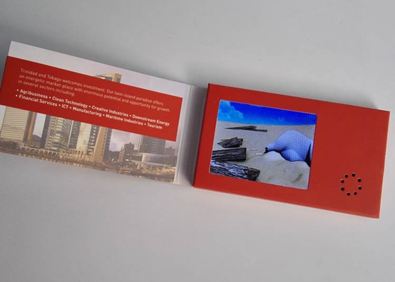 Good price Artwork Printing 2.4 Inch Lcd Video Business Cards Hd Video Brochure online