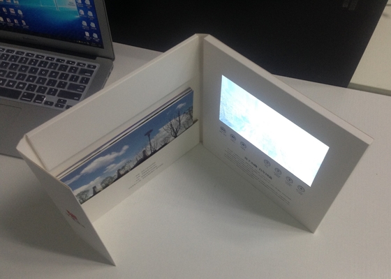 Good price Innovative marketing & communication solutions video advertising brochure 7inch lcd screen tri fold brochure online