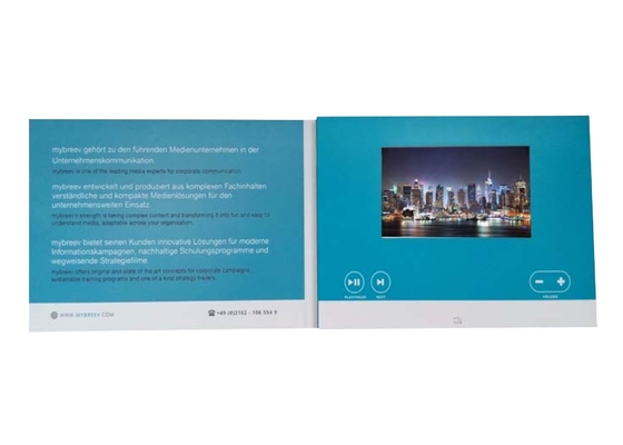 Good price 2017 New Product hot selling  Custom Video Brochures 4.3
