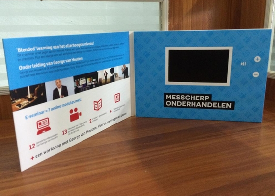 Good price Newest 4.3‘’ screen greeting card with video LCD video brochure card, A5 size landcape video production business card online
