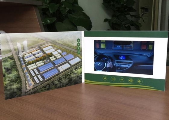 Giá tốt. Thẻ mời video bìa cứng Thương mại với pin sạc lại trực tuyến