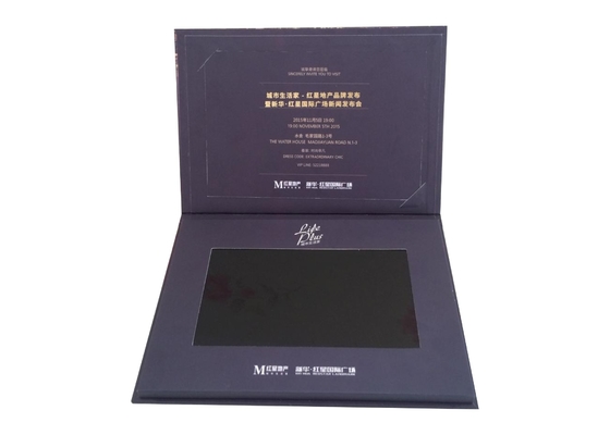 Buon prezzo A5 Larghezza LCD Video Brochure Economica Alta Definizione Per Immobili in linea
