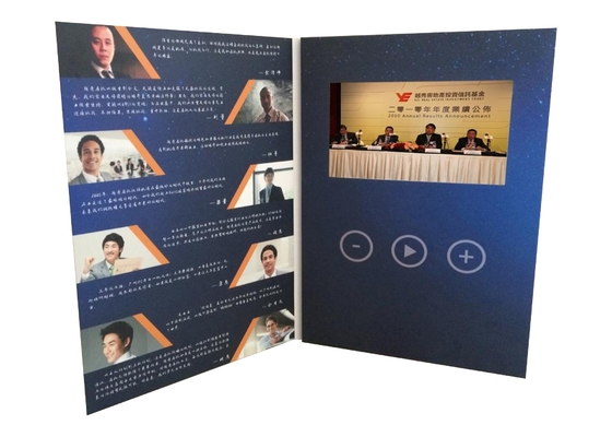 Good price 5 Inch portrait A5 size Lcd Screen video greeting card video brochure video in print for promotion PVC050 online