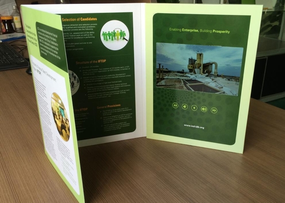 Good price Customized Folded Lcd Screen Video Brochure Video Invitation Card For Business Marketing online