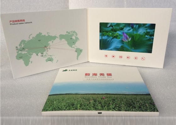 Good price China supply Product sales tool digital video brochure  7'' LCD screen video brochure card with full color printing online
