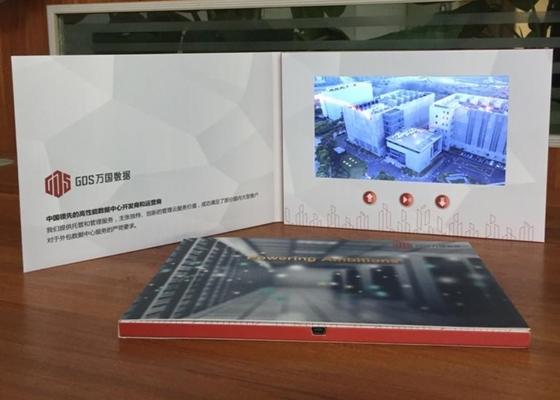 Good price Fully customizable Product sales tool digital video brochure  7''  screen video brochure card with full color printing online