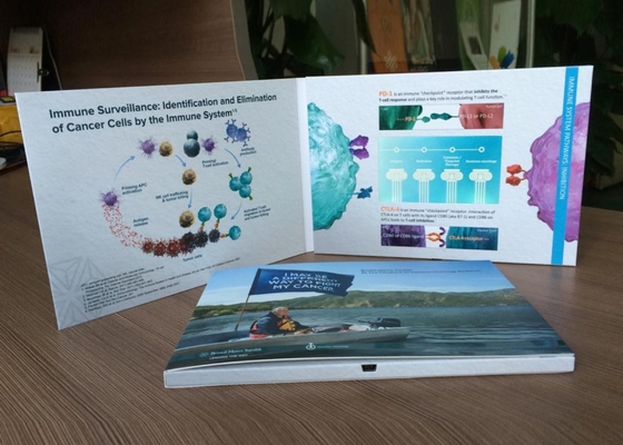 Good price 2016 Top Quality TFT Screen  LCD Video Brochure Digital Advertising Branding brochures with custom printing online