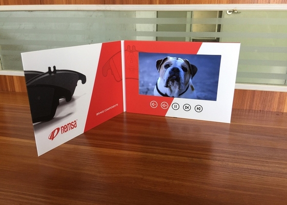 Good price Matt lamination full printing business card 7inch lcd screen video product brochure online