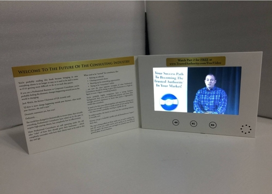 Good price Personalized Video Greeting Card High Definition Electric For Advertising online