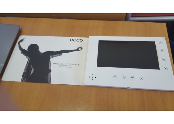 Good price 2017 New Product hot selling personalized 7'' screen video greeting card dynamic video brochure for custom design online