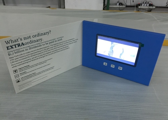 Good price 5 Inch LCD Video Brochure With TFT Screen For Marketing Communications PVC050 online