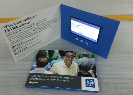 İyi bir fiyat. 2017 tanıtım 5 inçlik LCD ekranlı video broşürü pazarlama iletişimleri için A5 boyutlu kartvizit PVC050 çevrimiçi