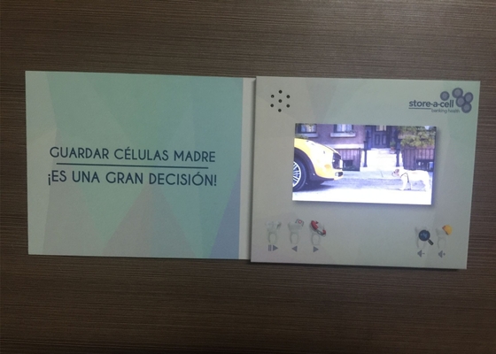 Good price 5 Inch Customized Video Brochure Business Card Lcd Greeting Card online