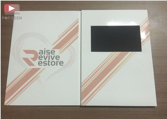 Giá tốt. 2017 Hành nghề giấy Lamination bóng kết thúc màn hình lcd 7'' video brochure hình chân dung kích thước A4 cho tiếp thị dược phẩm trực tuyến