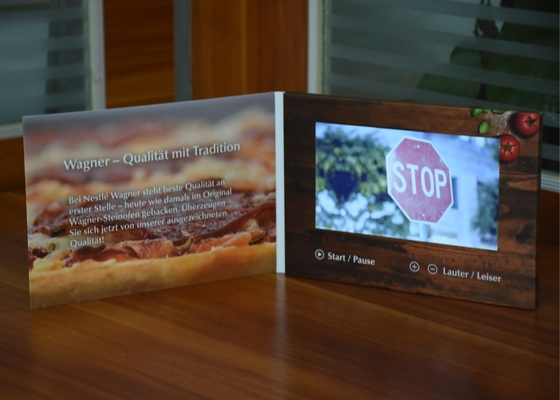 Good price 2018 new style consumer goods marketing stragety with printing 7inch lcd screen video mail brochures tft video brochure online