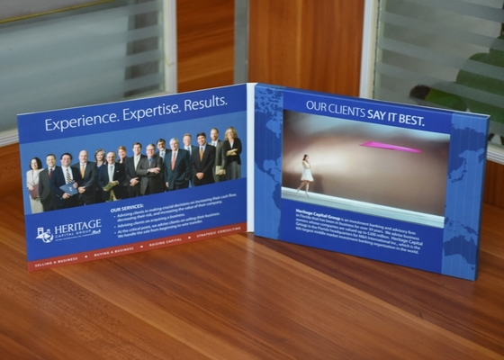 Giá tốt. Creative marketing strategy màn hình lcd 7 inch video brochure thương hiệu cho công nghệ thông tin và dịch vụ trực tuyến