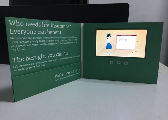 Good price Creative Video Card Mailer HD Advertising For Insurance Education online