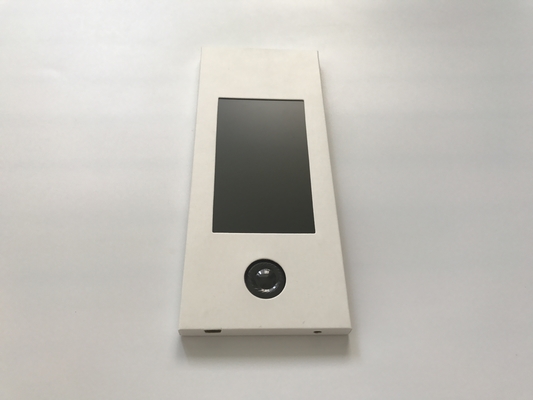 Good price 2018 new 4.3inch tft screen video advertising player paper craft shelf talker with printing video talking card online
