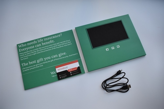 Good price Card product type 7inch tft screen video brochure digital video card for financial services organications online