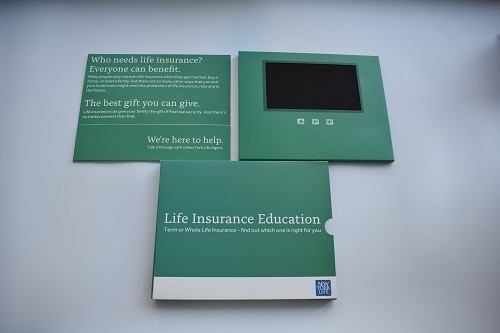 Good price Personalized Digital Video Book Rechargeable For Invitation IPS Screen online