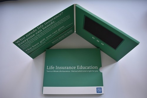 Good price Rechargeable Custom Video Greeting Cards Portable For Marketing Strategy online