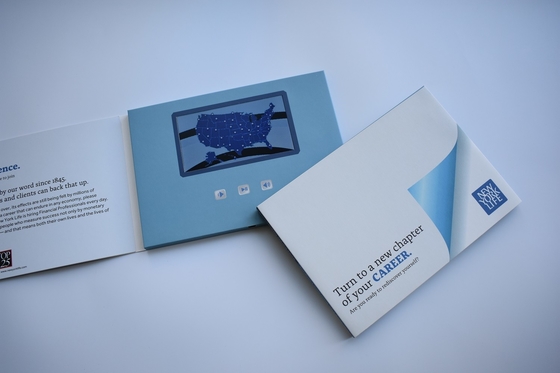 Good price Innovative marketing & communication solutions 5inch tft screen Video Brochure digital video card with custom printing online