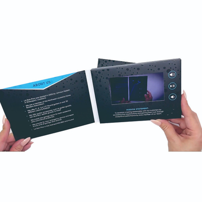 Good price Corporate LCD Video Brochure With 7 Inch HD Screen Custom Printed For Company Introduction online
