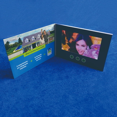 Good price Custom Video Brochure For Real Estate Marketing 7 Inch Screen For Property Promotion online