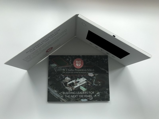 Good price 7 Inch TFT Screen Digital Video Brochure With High School Introduction online