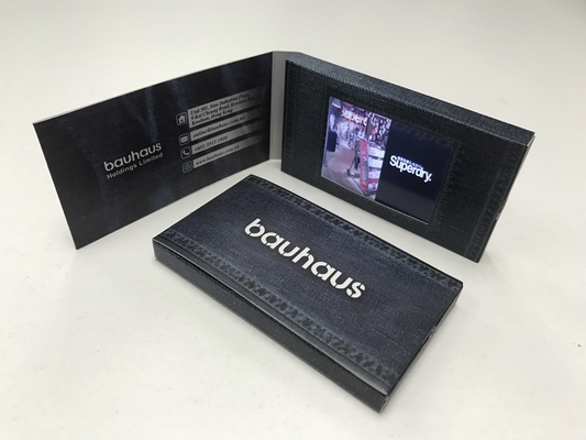Good price Paper Material Video Business Card 2.4 Inch Tft Lcd Video Brochure Card online