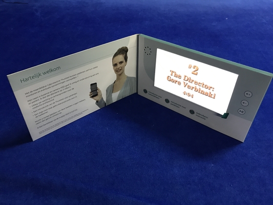 Good price Customized Interactive Video Marketing Books Video Brochure Card online