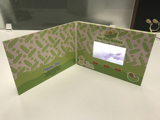 Good price Art Craft Video Brochure Card Paper Material 4.3 Inch For Kids online