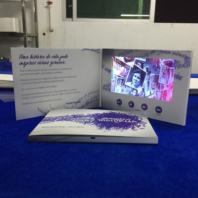 Good price Digital innovation Business development tool 7'' lcd screen video brochure with best resolution advertising video book online