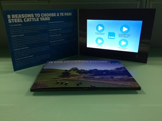 Good price A4 Size 10 Inch Video Business Card Advertising Card For Farming online