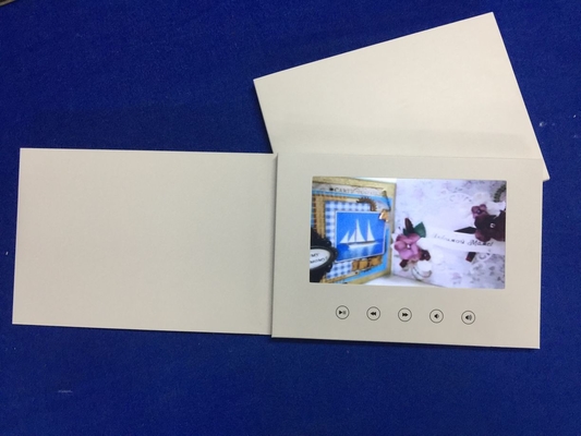 Good price 2019 custom greeting cards 7inch screen size video brochure card personalized lcd video book invitation cards online