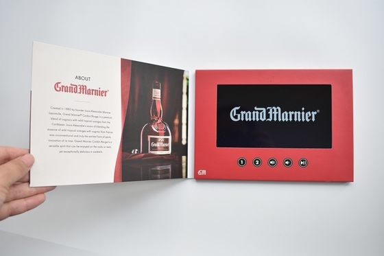 Good price 2019 creative design 7inch screen size lcd video mailer video in print brochure video brand card  for retail marketing online