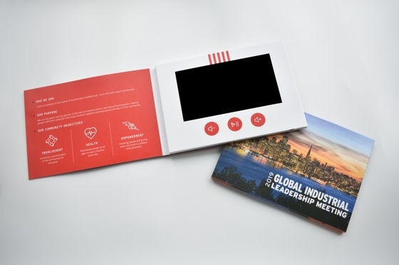 Good price 2019 custom printing 7inch screen size lcd video mailer video in print brochure video brand card  for healthcare market online