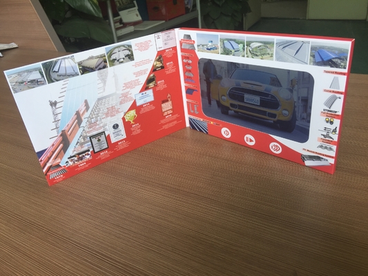 Good price Fully customizable 7'' screen size lcd video video marketing brochure video business card for construction marketing online