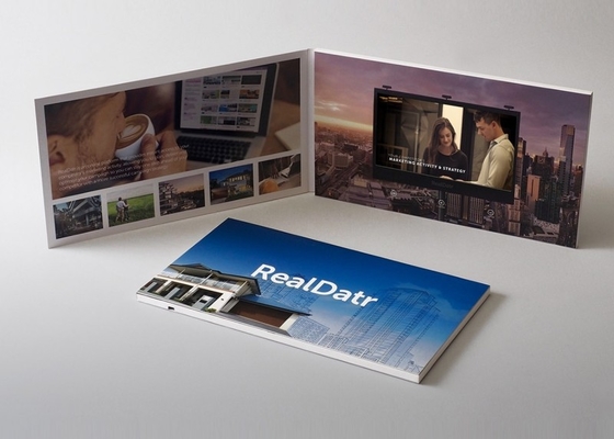 Good price Advertisement Video Business Card Paper 4.3 Inch For Marketing online